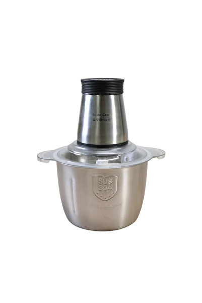 Silver Crest Electric Food Chopper 400W with 3L Stainless Steel Bowl and 6 St...