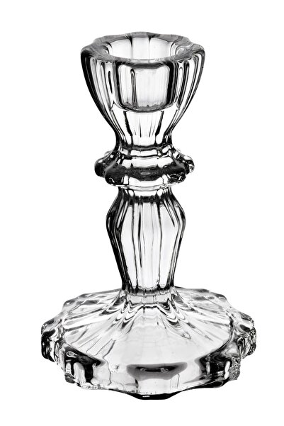 MONDEX Suport lumânare din sticlă Prima Patricia 7.5x7.5x11 cm Transparent 1 ...