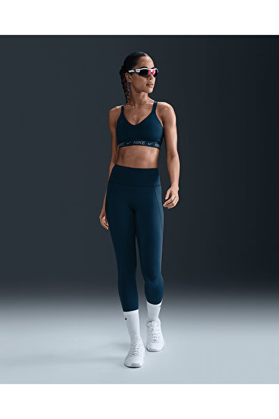 Nike Dri-FIT Universa HR 7/8 Tight Kadın Lacivert Tayt REDSPORT