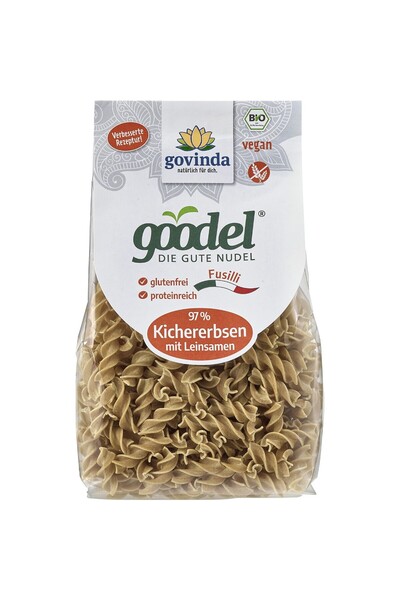 Govinda Fusilli din naut cu in fara gluten,