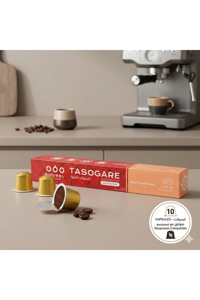 Tasogare كبسولات قهوة تاسوجاري نكهة المكسرات المركزة (10 كبسولات - متوافقة مع...