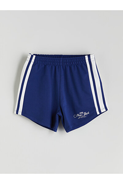 LC Waikiki I Beli Corded Waistband Nyc Printed Girls' Shorts from Freezen Store