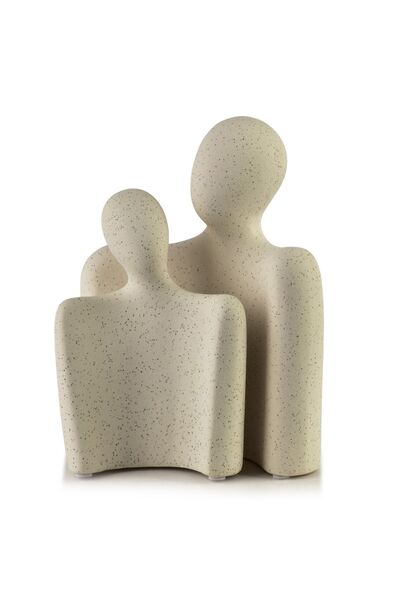 MONDEX Figurine decorative Prima MANON 10x17 cm / 16x20 cm Bej 2 buc.