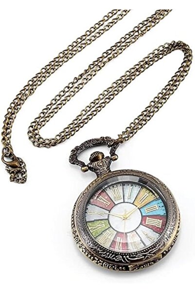 Arabest Vintage Pocket Watch,Steampunk Round,Analog Quartz,Retro Pendant Neck...