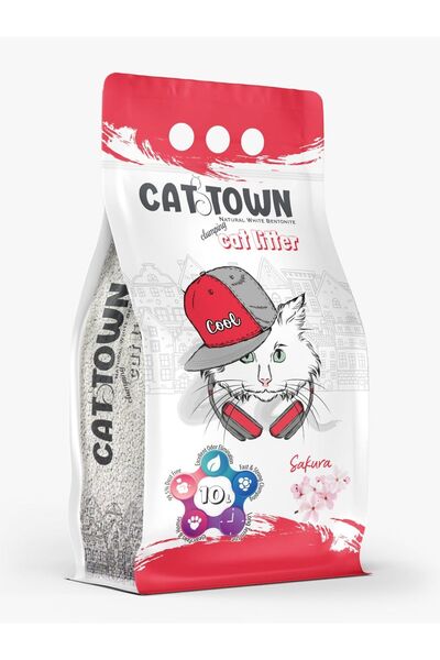 CAT TOWN Așternut igienic aglomerant pentru pisici Sakura 5L