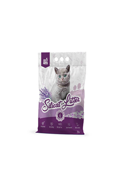 MON PETIT AMI Лавандулов силикагелов пясък за котки 7.6л