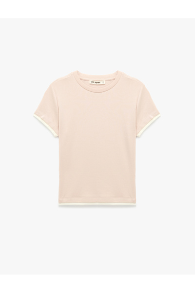 Koton Regular Fit Crew Neck Modal Blend Short Sleeve T-Shirt