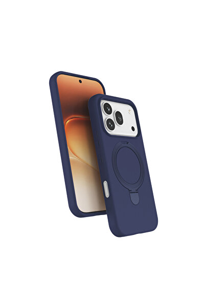 UnDePlus Honor 600 / 600 Pro Kılıf M-safe Şarj Özellikli Standlı Silikon Sama...