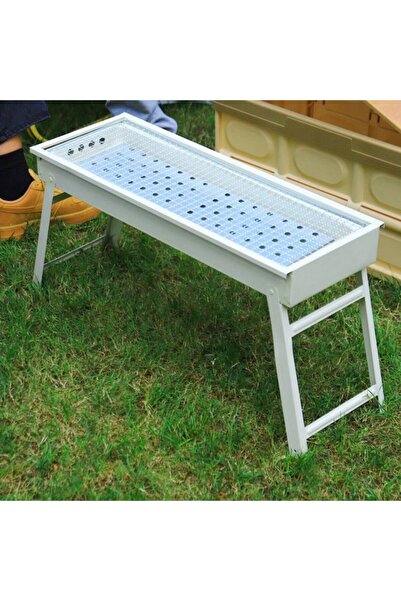 Snooe Barbecue Charcoal Grill Stainless Steel Folding Portable BBQ Tool Kits ...