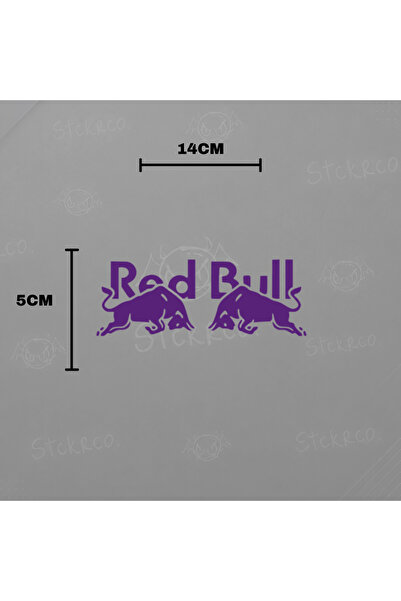 STCKRCO Bull Energy Sticker Label for Motor-Car-Helmet 2Pcs