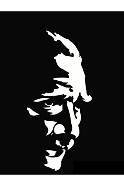 Generic Brand Ataturk Silhouette - Auto Sticker 24*10cm