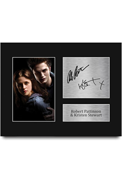 HWC Trading Robert Pattinson & Kristen Stewart Twilight Gifts Printed Signed ...