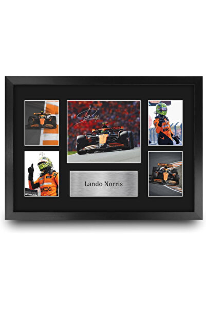 HWC Trading Lando Norris McLaren-Mercedes Gifts Printed Signed Autograph Pres...