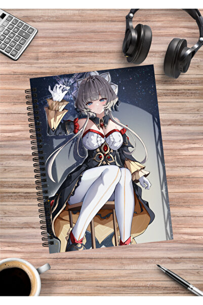 mertfigur Caiet spiralat Genshin Impact Anime A5 (50 de coli)