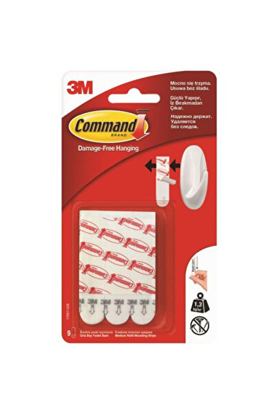 3M Rezerve Benzi Dublu Adezive Medii - Command Damage-Free Hanging, 1,3 kg, 7...