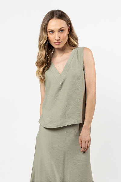 Awama Bluza Dama, Awama, Material Rayon, Stil Elegant, Uni, Fason Ajustat Far...