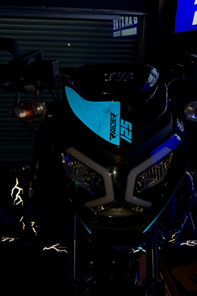 Banxtre Raider 125 Written Head Detail Sticker (1 Piece) for Tvs Raider