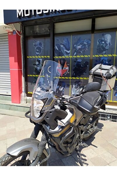 ZEUS MOTOR 2011-2016 Yamaha XTZ 660Z Tenere Uyumlu Uzun Ön Cam Şeffaf