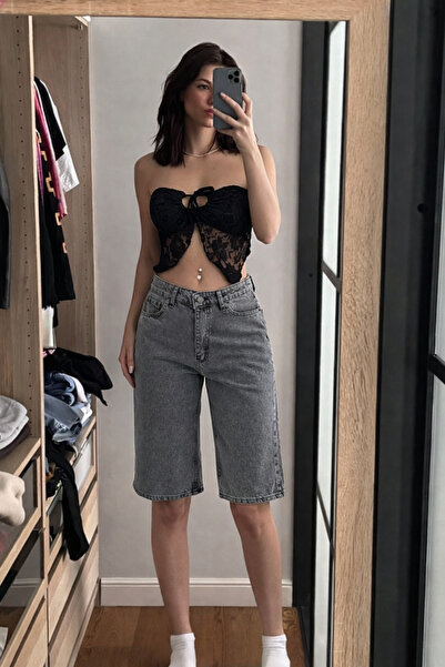 XRAY JEANS Pantaloni scurți din denim casual, clasici, cu 5 buzunare, pentru ...
