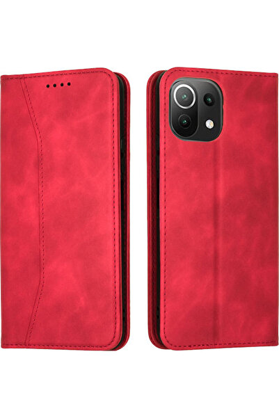 Other Bodycell PU Leather Wallet Synthetic Leather Red (Xiaomi Mi 11 Lite / 1...