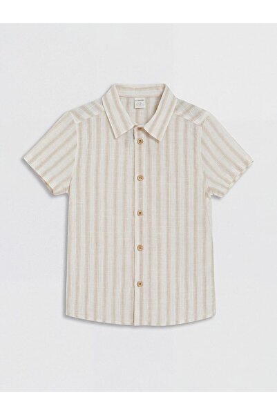 LC Waikiki Striped Boy's Shirt