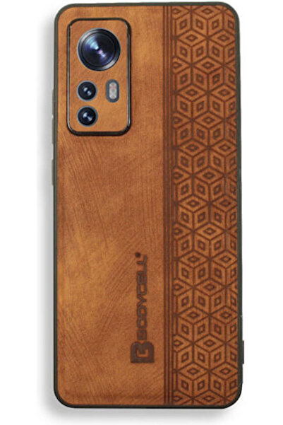 Other Δερμάτινο Καφέ Πίσω Κάλυμμα με Σχέδιο Bodycell (Xiaomi 12 / 12X) Κωδικό...