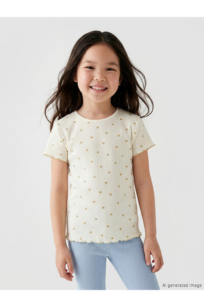 LC Waikiki مجموعة Shining Store Sparkly Choices من التيشيرتات المزركشة للفتيا...