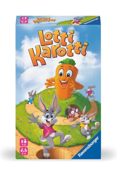 RAVENSBURGER Board Game Τρελολαγουδάκια Lotti Karotti for 2-4 Players 8+ Year...