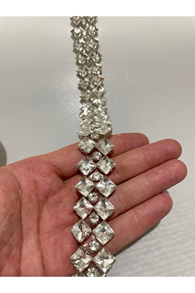 Ornaments Crystal Stone Ribbon Applique – Shoe Bag Wedding Dress, Evening Dre...