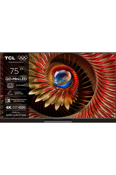 TCL 75Q8C 75 de inci Mini LED 4K UHD Smart Google TV, Model 2025