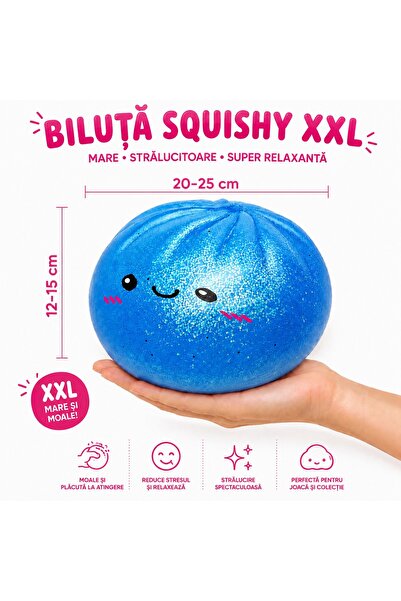 OEM Jucarie Squishy Jumbo Antistres, Flippy, Model Fata Zimbitoare, Jucarie S...