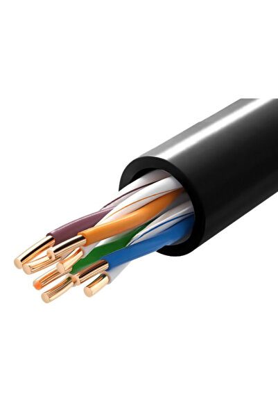 POWERTECH καλώδιο δικτύου CAB-N290, Cat 5e U/UTP, CCA 26AWG, 305m, μαύρο