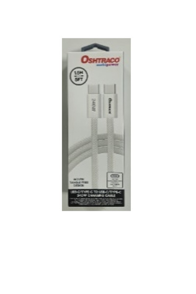 Oshtraco High Speed 240watt Type C to Type C Charging Cable