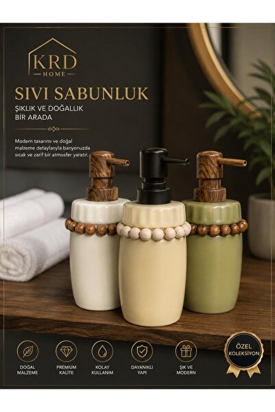 KRD HOME Pera İnci Sıvı Sabunluk 320 ML