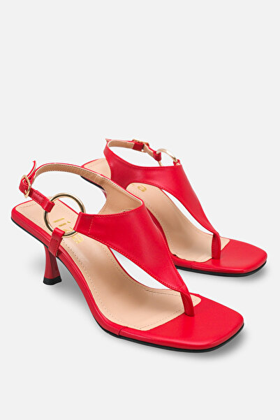 Liza Shoes Özge Women's Flip Flops Heeled Shoes A012-K23430