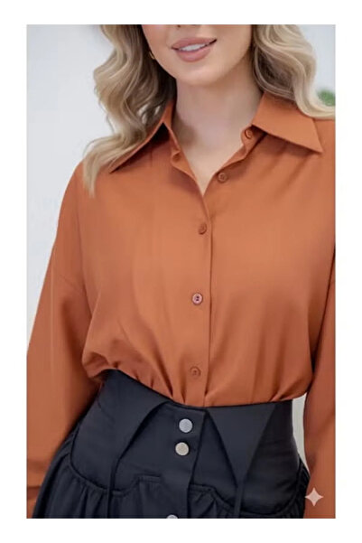 FULLJOY A colorful blouse with a comfortable fit and long sleeves; a stylish ...