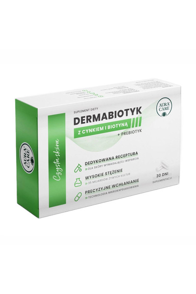 Aura Care Piele Pură Dermabiotyk 30 Capsule