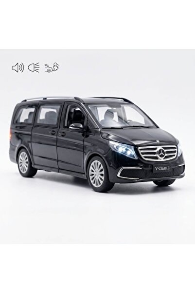 DrKala Mașină metalică Mercedes Vito, Scară 1:24, Uși și portbagaj mobile, Lu...