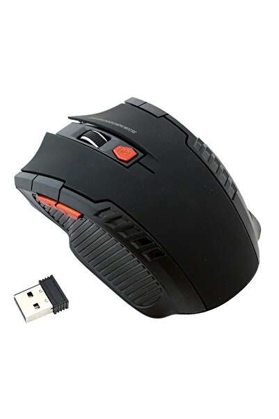 Aptel Mouse gaming, wireless, 800/1200/1600 DPI, 5 butoane, negru, 11.5x7.5x3...