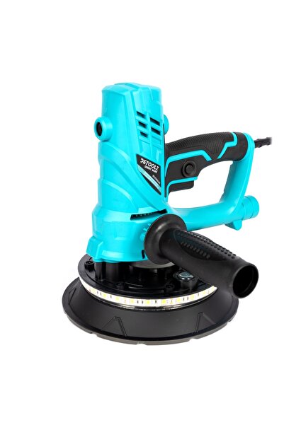 DETOOLZ Mașină de șlefuit pereți 850W, Ø180mm, cu viteză variabilă și bandă LED