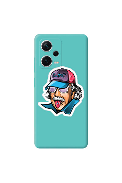 Other Xiaomi Poco X5 Einstein Turquoise Colored Silicone TPU Θήκη