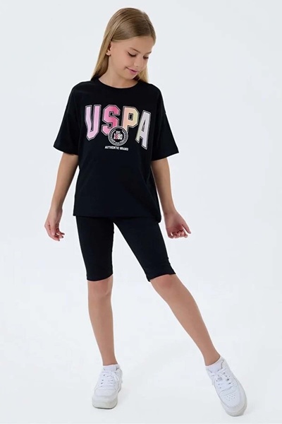 U.S. Polo Assn. Kids Girl's Pajama Set Us2517-G.Syh