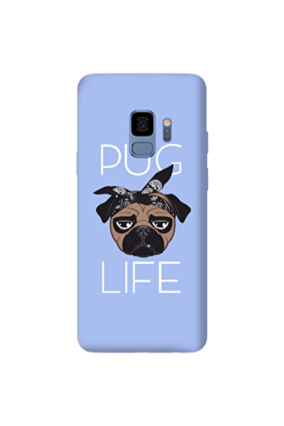 Other Samsung S9 Plus Pug Life Light Purple Colored Silicone TPU Θήκη