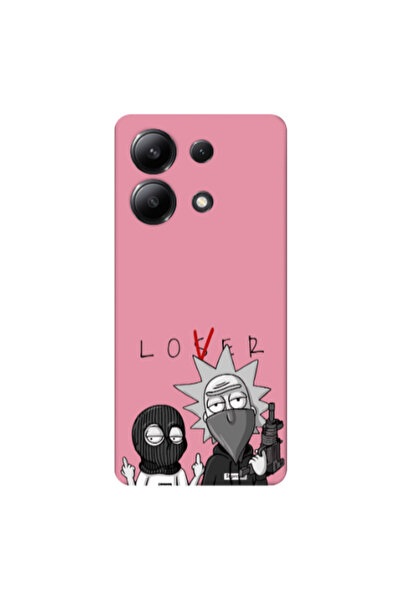 Other Xiaomi Redmi Note 13 4G Rick Loser Pink Colored Silicone TPU Θήκη