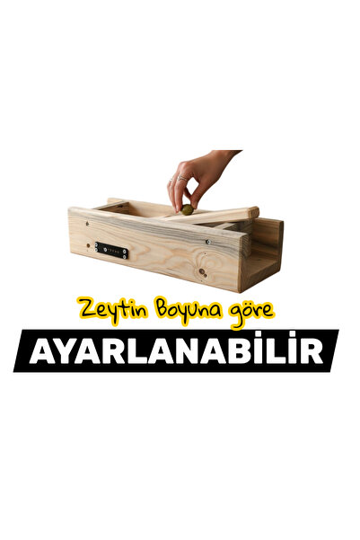 Zeytin Kırma Aparatı - Ayarlanabilir Zeytin Kırma Aleti - Ayarlanabilir Zeytin Kırma Aparatı - Ahşap Zeytin Kırma Aleti