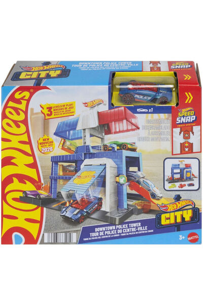 HOT WHEELS Πύργος Αστυνομίας Κέντρου Πόλης Jhl74