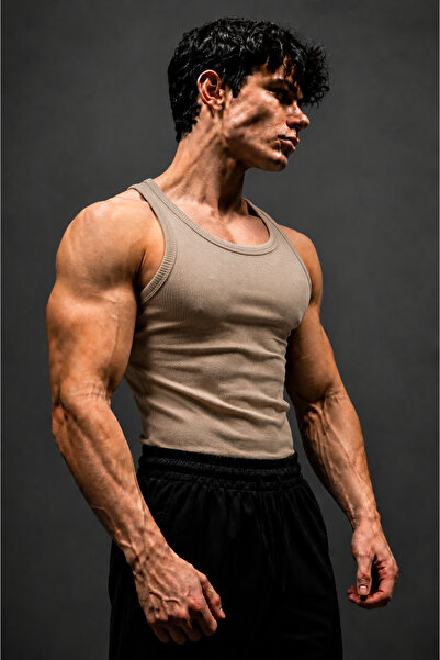 Stylovi Tricou cu nervuri premium pentru bărbați - Croială sportivă elastică ...