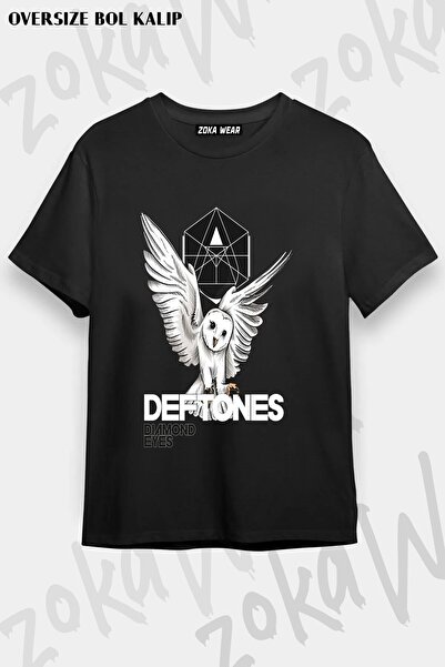 ZOKAWEAR Μπλουζάκι Unisex Loose Fit Deftones v14 με στάμπα