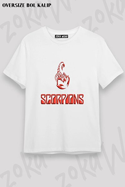 ZOKAWEAR Unisex široka majica sa printom Scorpions v8