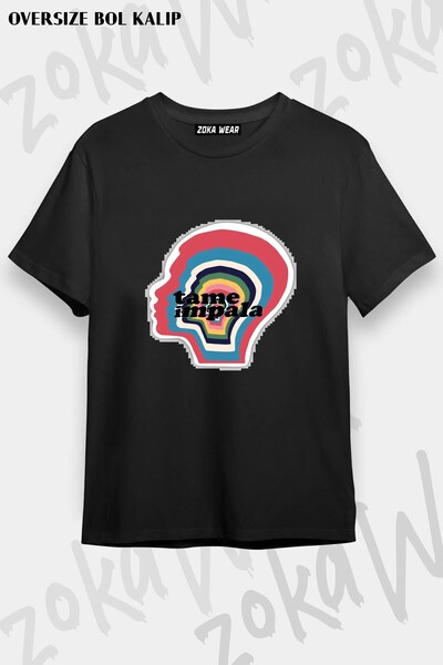 ZOKAWEAR Μπλουζάκι Unisex Loose Fit με στάμπα Tame Impala v2